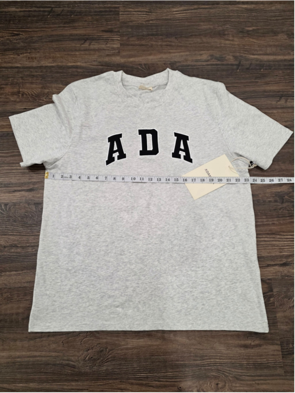 Adanola ADA Oversized T-Shirt XL Light Grey Melange Organic Cotton NWT - Picture 9 of 11